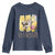 It’s A Good Day To Crochet Youth Sweatshirt Cute Cat Chasing Yarn - Wonder Print Shop