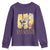 It’s A Good Day To Crochet Youth Sweatshirt Cute Cat Chasing Yarn - Wonder Print Shop