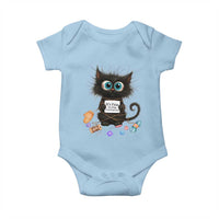 Funny Cat Crochet Lover Baby Onesie Its Fine I am Fine Everything Is Fine - Wonder Print Shop
