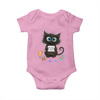 Funny Cat Crochet Lover Baby Onesie Its Fine I am Fine Everything Is Fine - Wonder Print Shop