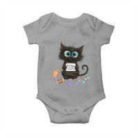 Funny Cat Crochet Lover Baby Onesie Its Fine I am Fine Everything Is Fine - Wonder Print Shop
