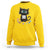 Funny Cat Crochet Lover Sweatshirt Its Fine I am Fine Everything Is Fine - Wonder Print Shop