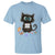 Funny Cat Crochet Lover T Shirt Its Fine I am Fine Everything Is Fine - Wonder Print Shop