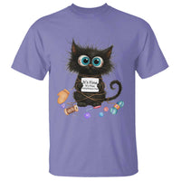 Funny Cat Crochet Lover T Shirt Its Fine I am Fine Everything Is Fine - Wonder Print Shop