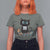 Funny Cat Crochet Lover T Shirt For Women Its Fine I am Fine Everything Is Fine - Wonder Print Shop