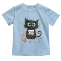 Funny Cat Crochet Lover Toddler T Shirt Its Fine I am Fine Everything Is Fine - Wonder Print Shop