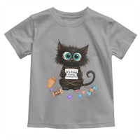 Funny Cat Crochet Lover Toddler T Shirt Its Fine I am Fine Everything Is Fine - Wonder Print Shop