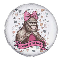 Funny Bigfoot Knitting Spare Tire Cover Knitter In The Wild - Wonder Print Shop