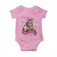 Funny Bigfoot Knitting Baby Onesie Knitter In The Wild - Wonder Print Shop