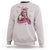 Funny Bigfoot Knitting Sweatshirt Knitter In The Wild - Wonder Print Shop