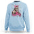Funny Bigfoot Knitting Sweatshirt Knitter In The Wild - Wonder Print Shop