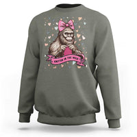 Funny Bigfoot Knitting Sweatshirt Knitter In The Wild - Wonder Print Shop