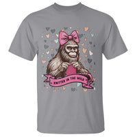 Funny Bigfoot Knitting T Shirt Knitter In The Wild - Wonder Print Shop