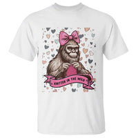 Funny Bigfoot Knitting T Shirt Knitter In The Wild - Wonder Print Shop