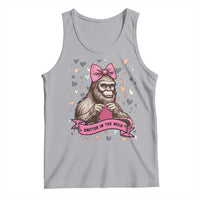 Funny Bigfoot Knitting Tank Top Knitter In The Wild - Wonder Print Shop