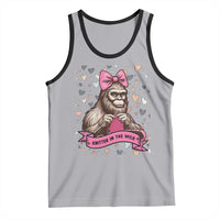 Funny Bigfoot Knitting Tank Top Knitter In The Wild - Wonder Print Shop