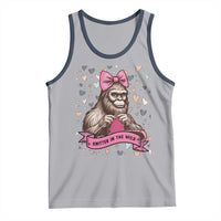 Funny Bigfoot Knitting Tank Top Knitter In The Wild - Wonder Print Shop