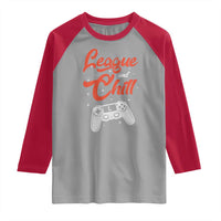 League And Chill Raglan Shirt Funny Gaming Quote Gift For Gamer - Wonder Print Shop