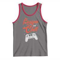 League And Chill Tank Top Funny Gaming Quote Gift For Gamer - Wonder Print Shop