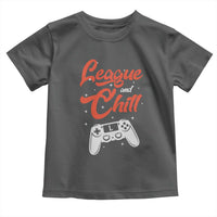 League And Chill Toddler T Shirt Funny Gaming Quote Gift For Gamer - Wonder Print Shop