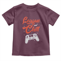 League And Chill Toddler T Shirt Funny Gaming Quote Gift For Gamer - Wonder Print Shop
