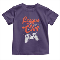League And Chill Toddler T Shirt Funny Gaming Quote Gift For Gamer - Wonder Print Shop