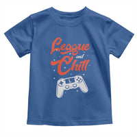 League And Chill Toddler T Shirt Funny Gaming Quote Gift For Gamer - Wonder Print Shop