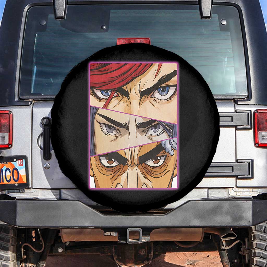 Futuristic Legends Anime Eyes Spare Tire Cover Gift For League Gamer Fans - Wonder Print Shop