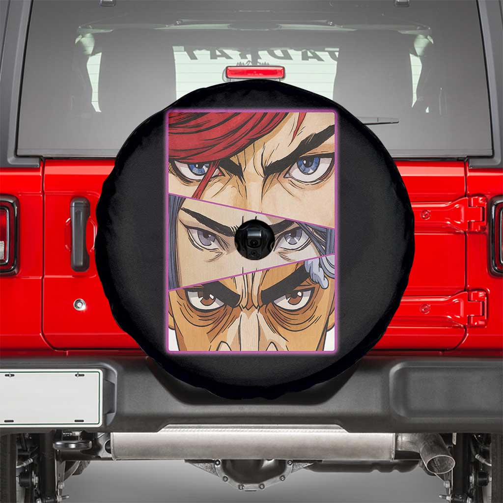 Futuristic Legends Anime Eyes Spare Tire Cover Gift For League Gamer Fans - Wonder Print Shop