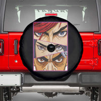 Futuristic Legends Anime Eyes Spare Tire Cover Gift For League Gamer Fans - Wonder Print Shop