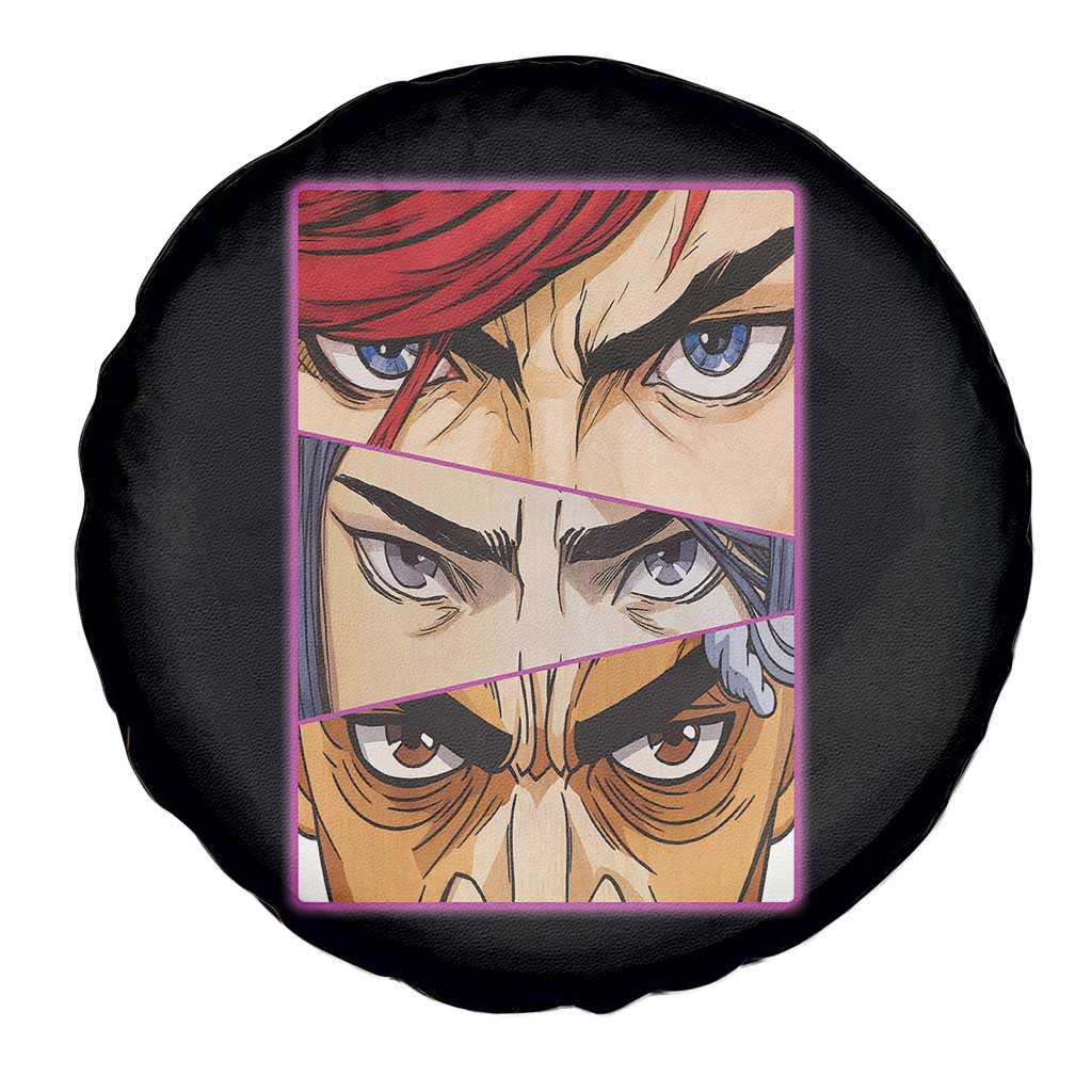 Futuristic Legends Anime Eyes Spare Tire Cover Gift For League Gamer Fans - Wonder Print Shop