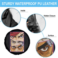 Futuristic Legends Anime Eyes Spare Tire Cover Gift For League Gamer Fans - Wonder Print Shop