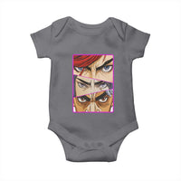 Futuristic Legends Anime Eyes Baby Onesie Gift For League Gamer Fans - Wonder Print Shop