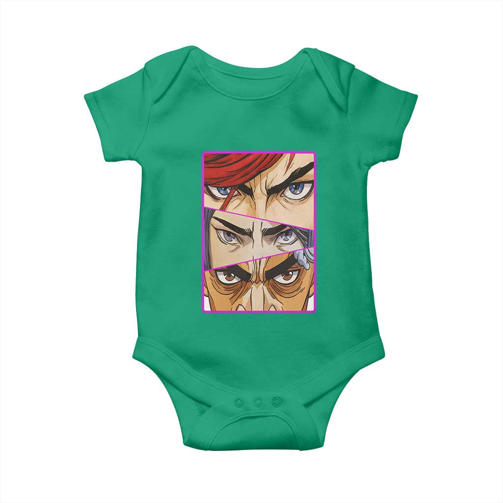 Futuristic Legends Anime Eyes Baby Onesie Gift For League Gamer Fans - Wonder Print Shop