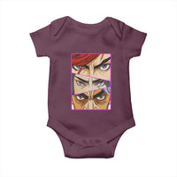 Futuristic Legends Anime Eyes Baby Onesie Gift For League Gamer Fans - Wonder Print Shop
