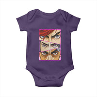 Futuristic Legends Anime Eyes Baby Onesie Gift For League Gamer Fans - Wonder Print Shop