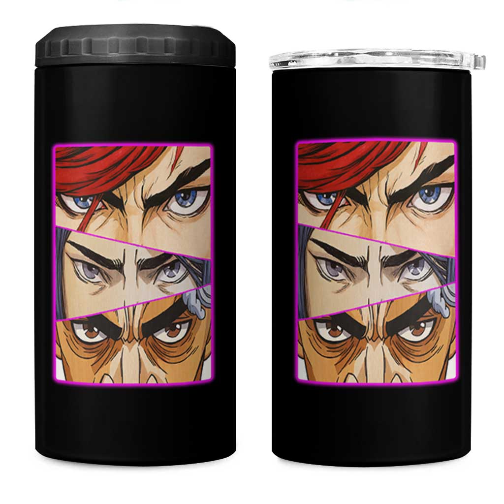 Futuristic Legends Anime Eyes 4 in 1 Can Cooler Tumbler Gift For League Gamer Fans - Wonder Print Shop