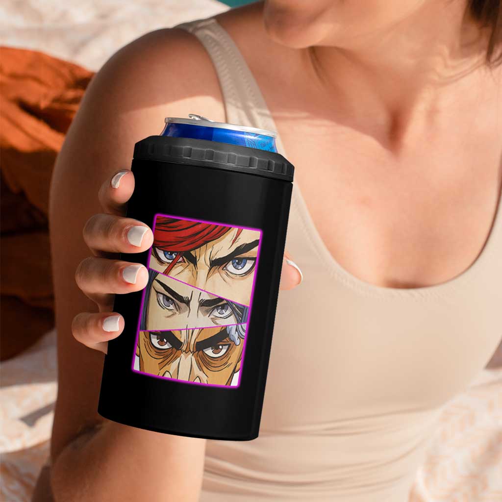 Futuristic Legends Anime Eyes 4 in 1 Can Cooler Tumbler Gift For League Gamer Fans - Wonder Print Shop