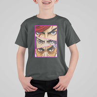 Futuristic Legends Anime Eyes T Shirt For Kid Gift For League Gamer Fans - Wonder Print Shop
