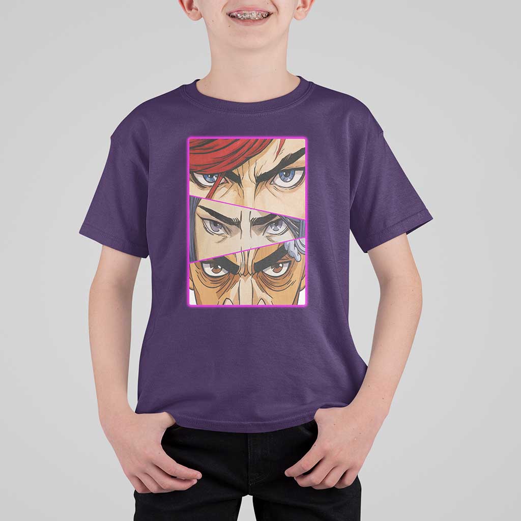 Futuristic Legends Anime Eyes T Shirt For Kid Gift For League Gamer Fans - Wonder Print Shop