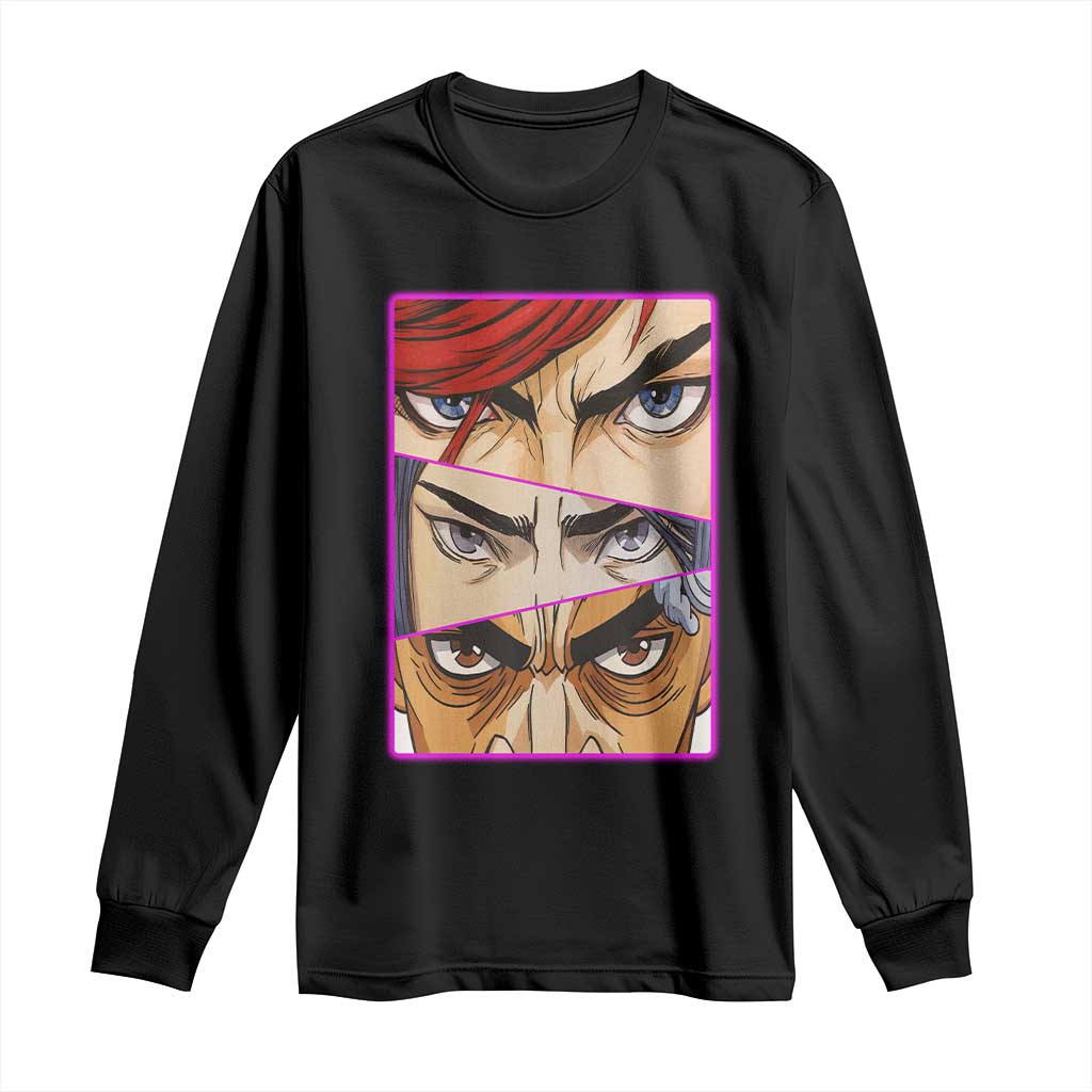 Futuristic Legends Anime Eyes Long Sleeve Shirt Gift For League Gamer Fans - Wonder Print Shop