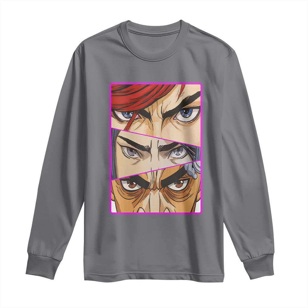 Futuristic Legends Anime Eyes Long Sleeve Shirt Gift For League Gamer Fans - Wonder Print Shop