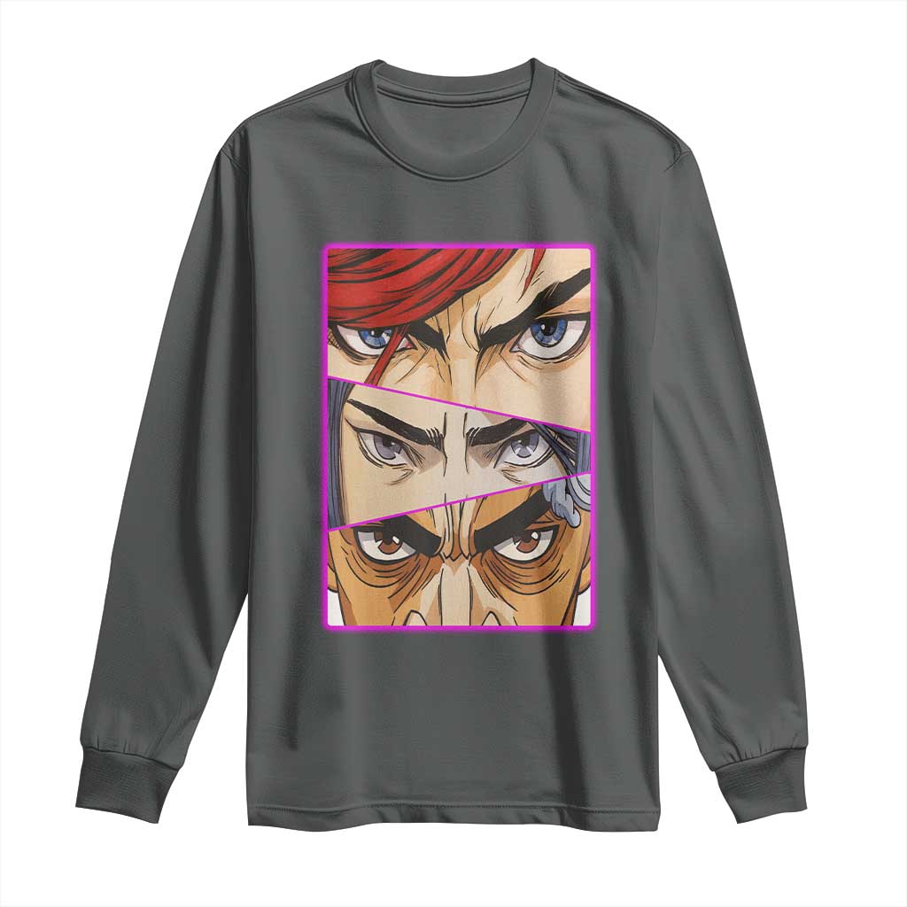 Futuristic Legends Anime Eyes Long Sleeve Shirt Gift For League Gamer Fans - Wonder Print Shop