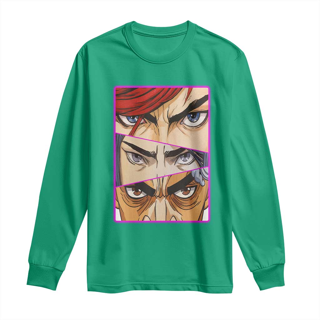 Futuristic Legends Anime Eyes Long Sleeve Shirt Gift For League Gamer Fans - Wonder Print Shop
