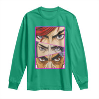 Futuristic Legends Anime Eyes Long Sleeve Shirt Gift For League Gamer Fans - Wonder Print Shop