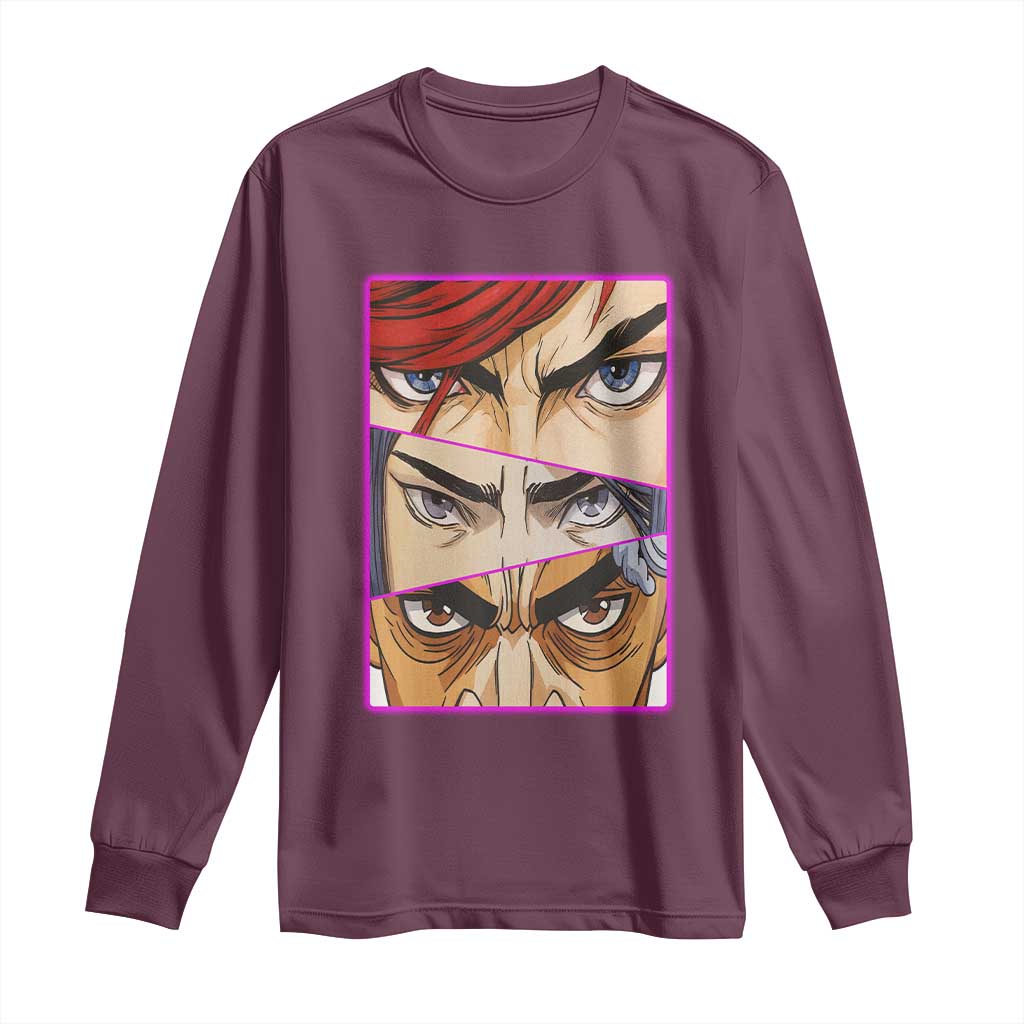 Futuristic Legends Anime Eyes Long Sleeve Shirt Gift For League Gamer Fans - Wonder Print Shop