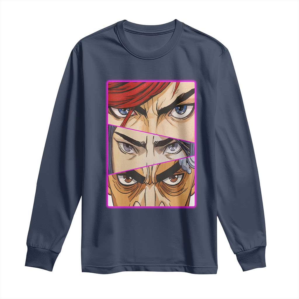 Futuristic Legends Anime Eyes Long Sleeve Shirt Gift For League Gamer Fans - Wonder Print Shop