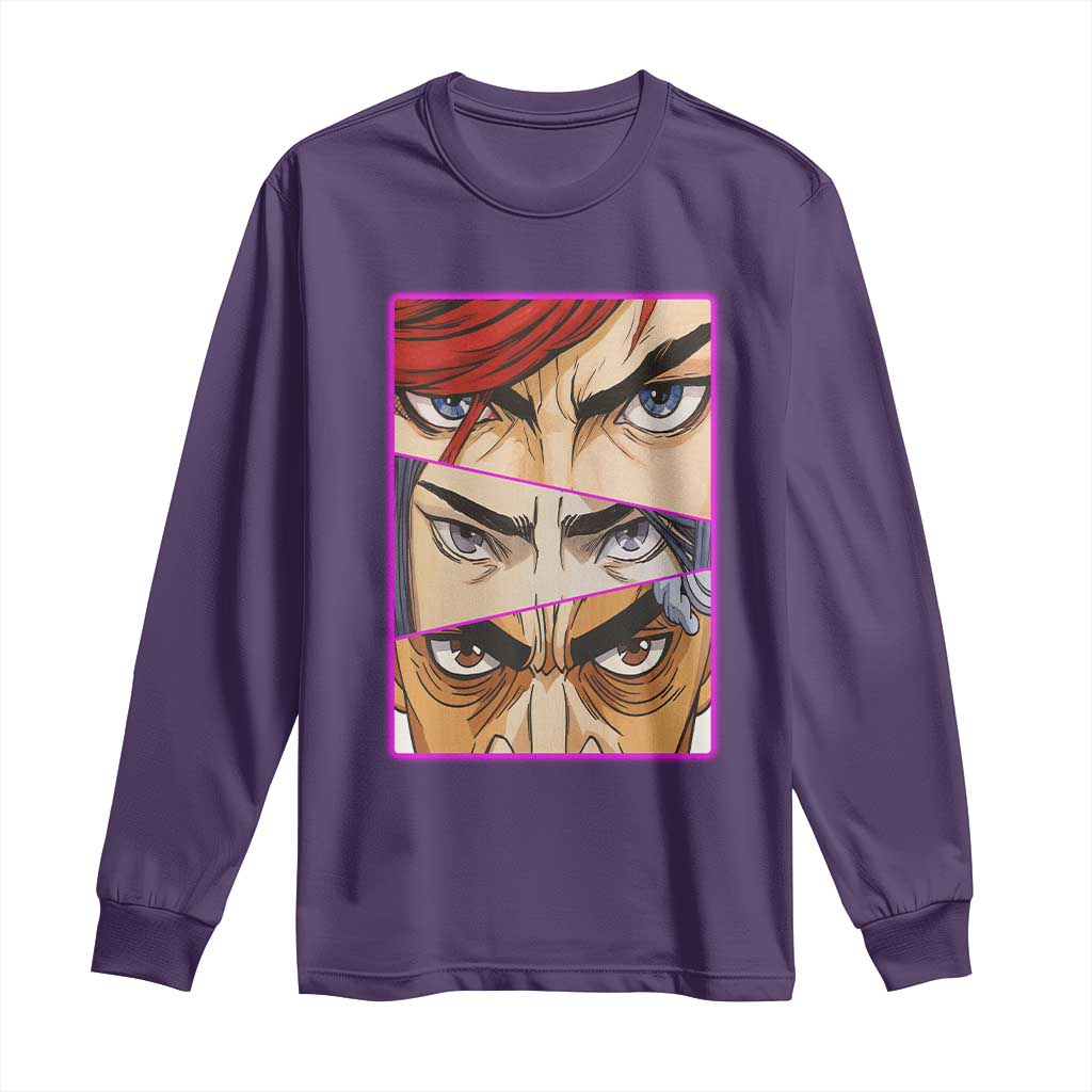 Futuristic Legends Anime Eyes Long Sleeve Shirt Gift For League Gamer Fans - Wonder Print Shop