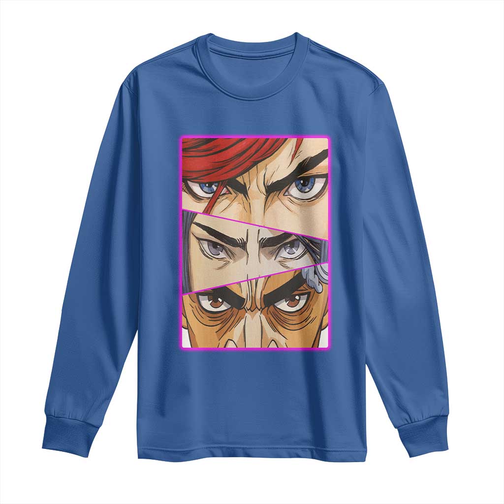 Futuristic Legends Anime Eyes Long Sleeve Shirt Gift For League Gamer Fans - Wonder Print Shop