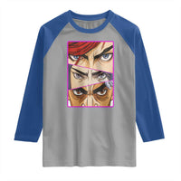Futuristic Legends Anime Eyes Raglan Shirt Gift For League Gamer Fans - Wonder Print Shop